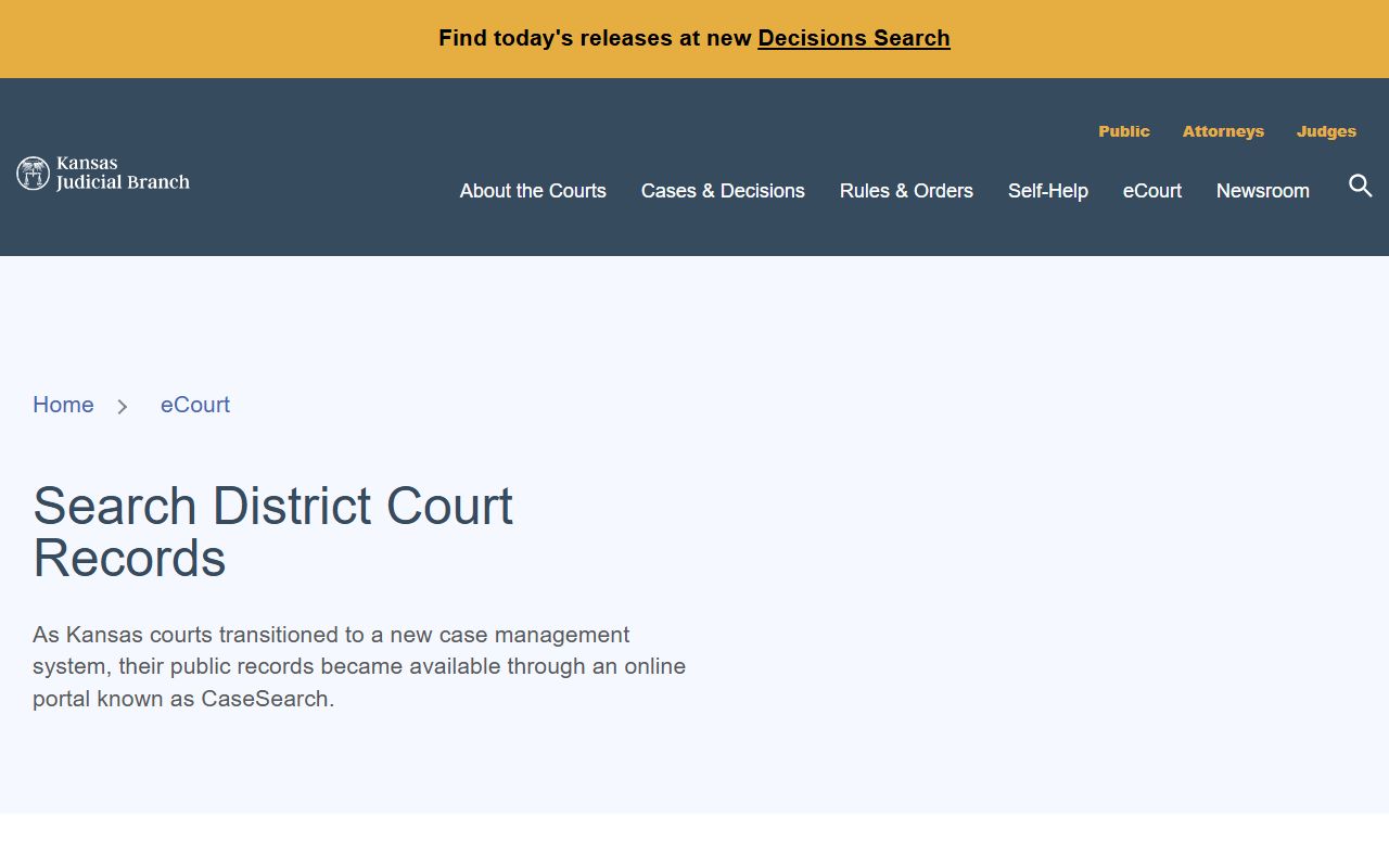 Sherman County Court records Kansas district court records source