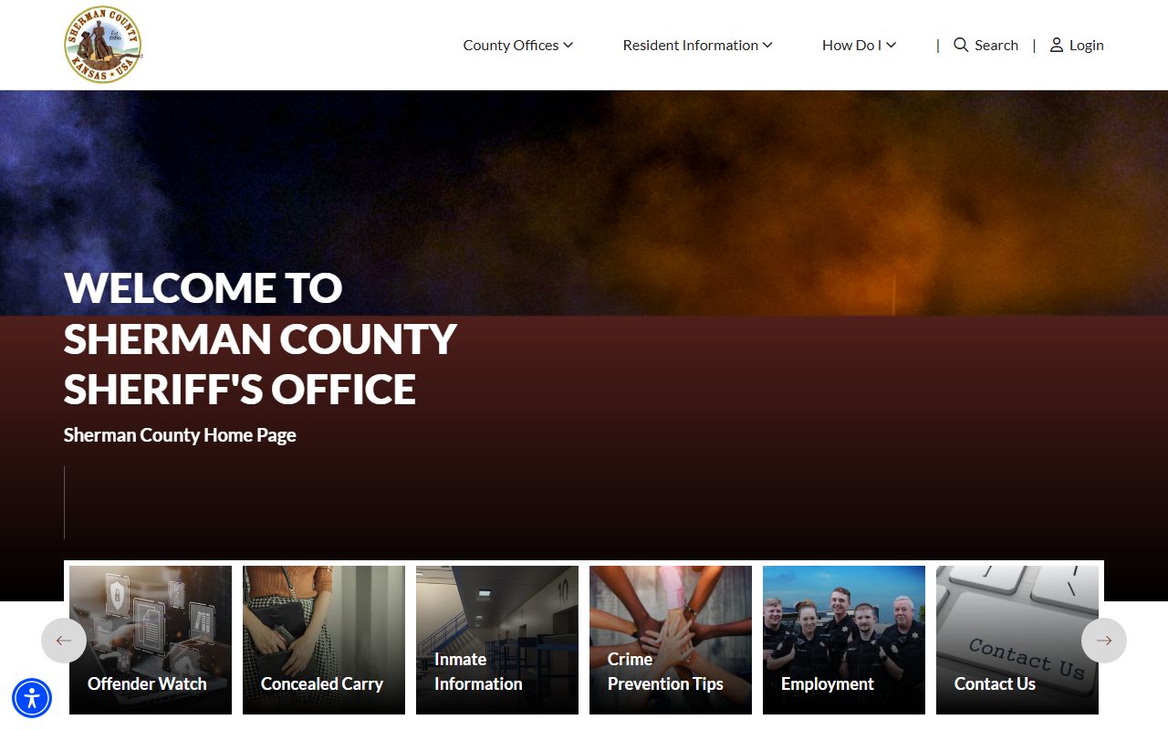 Sherman County Court records sheriff source for records and jail access